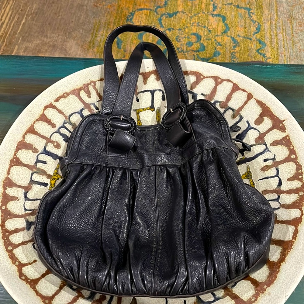 Coke Haan Black Leather Handbag